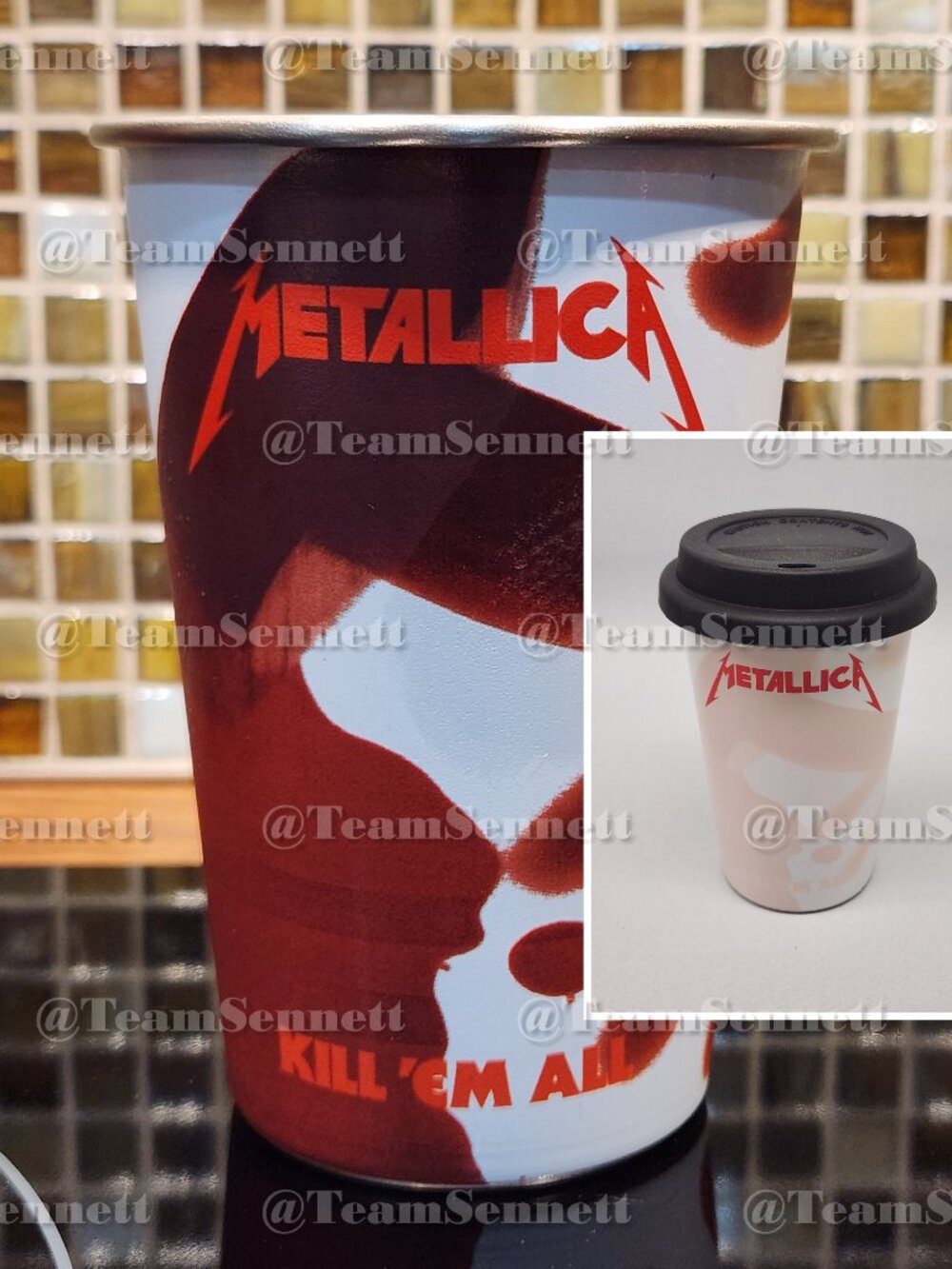 Metallica Color Changing Metal Cold Cup / Kill 'Em All / Sphere Las Vegas 2026